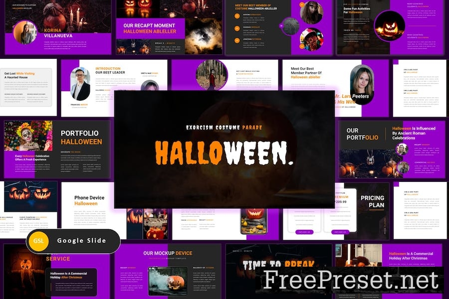 Halloween – Creative Presentation Google Slide NZAKP6X