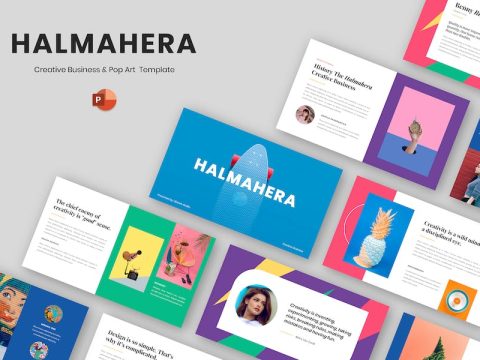 Halmahera - Creative & Pop Art Powerpoint TYDYVBK