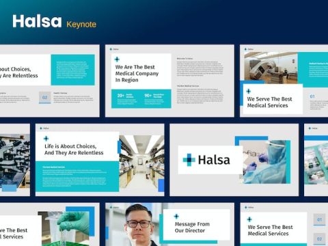 Halsa - Medical Template Keynote BB3G2TZ