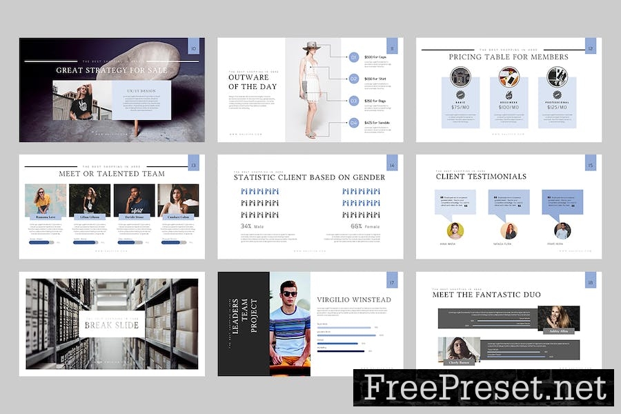 Haluiva : Pitch Deck Powerpoint Template W5544S