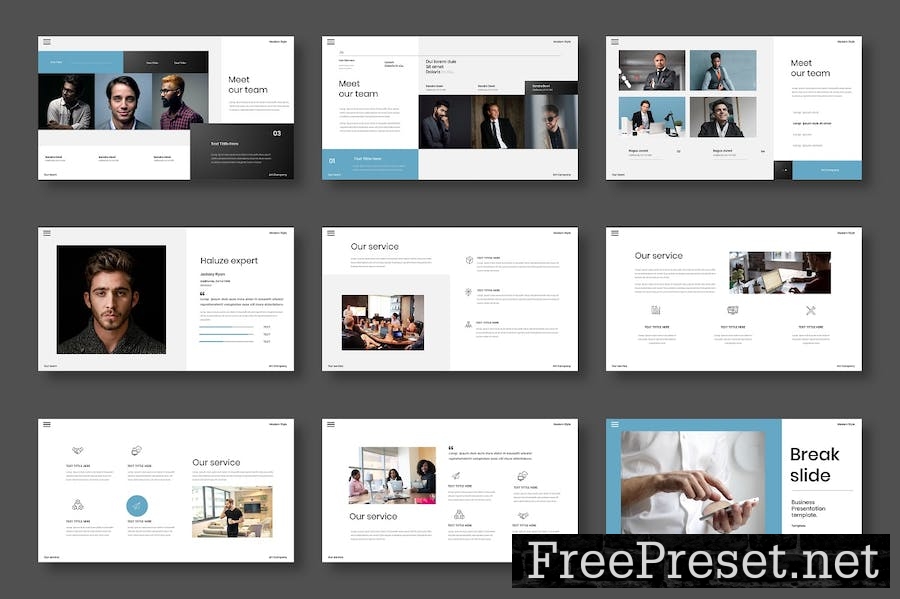 Haluze – Business Keynote Template V9PY82F