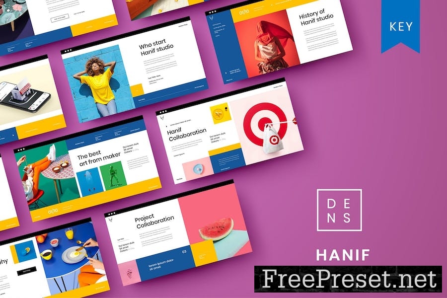 Hanif – Business Keynote Template S37V9GE