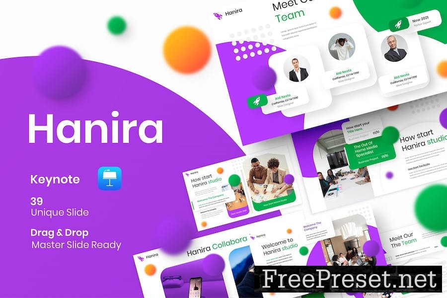 Hanira – Business Keynote Template RXE5AMR