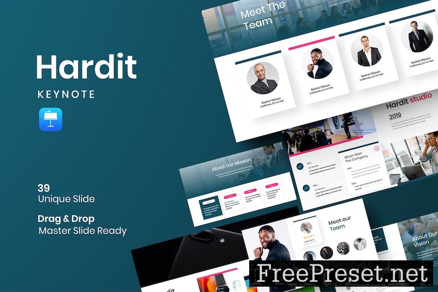 Hardit – Business Keynote Template LZY7WJC