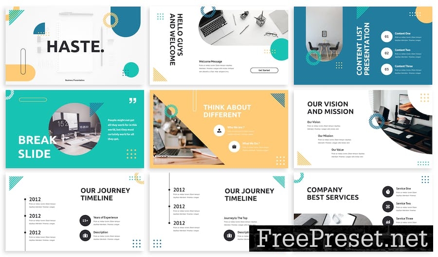 Haste - Business Keynote Template FGAM3BT