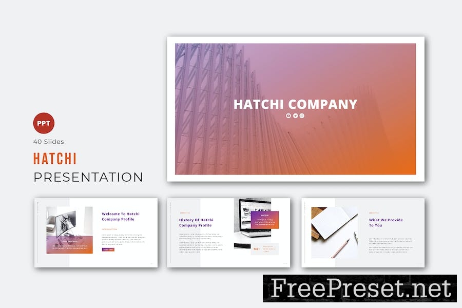 Hatchi Powerpoint Presentation Template UF2L5N7