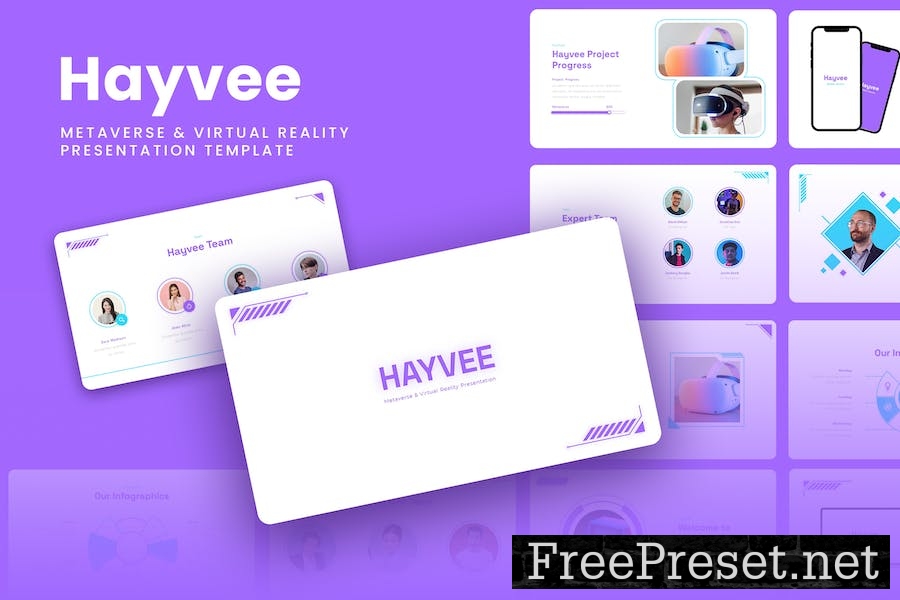 Hayvee - Metaverse & Virtual Reality Google Slides DYD7K4P