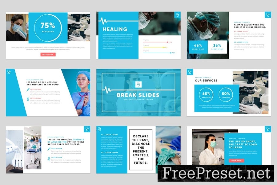 Healing - Medical Powerpoint Template 3ZY9BSK