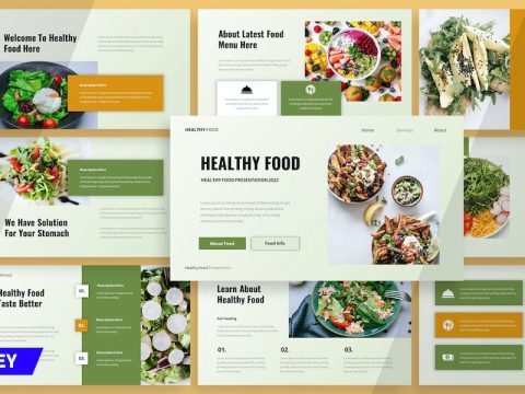 Healthy Food - Keynote Template YEMDJW2