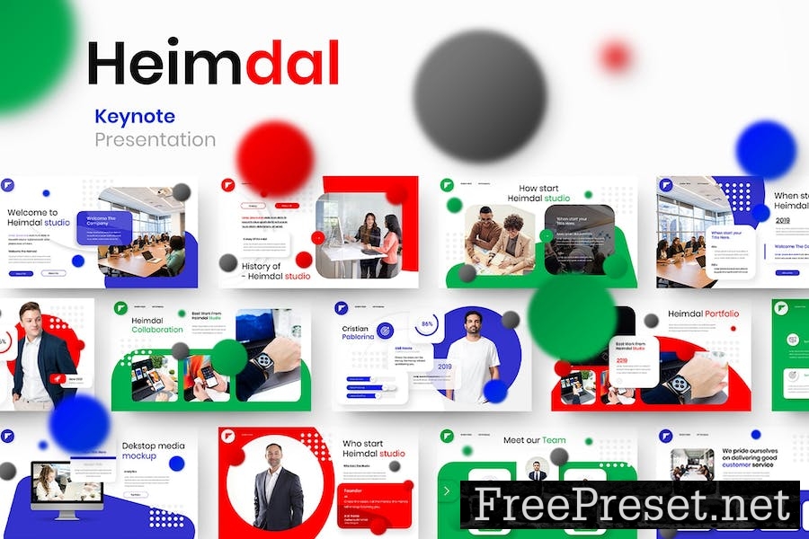 Heimdal – Business Keynote Template A3838PS