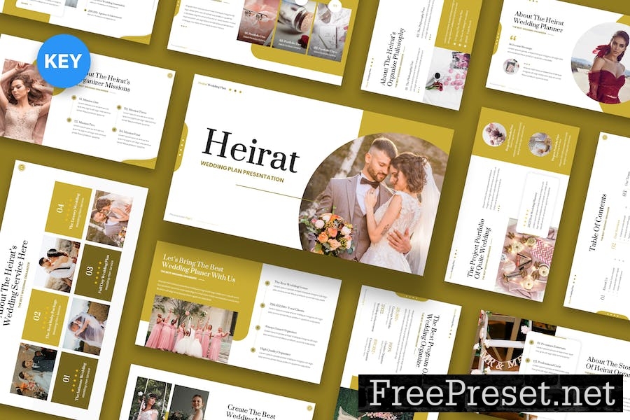 Heirat - Wedding Plan Keynote DY3973H