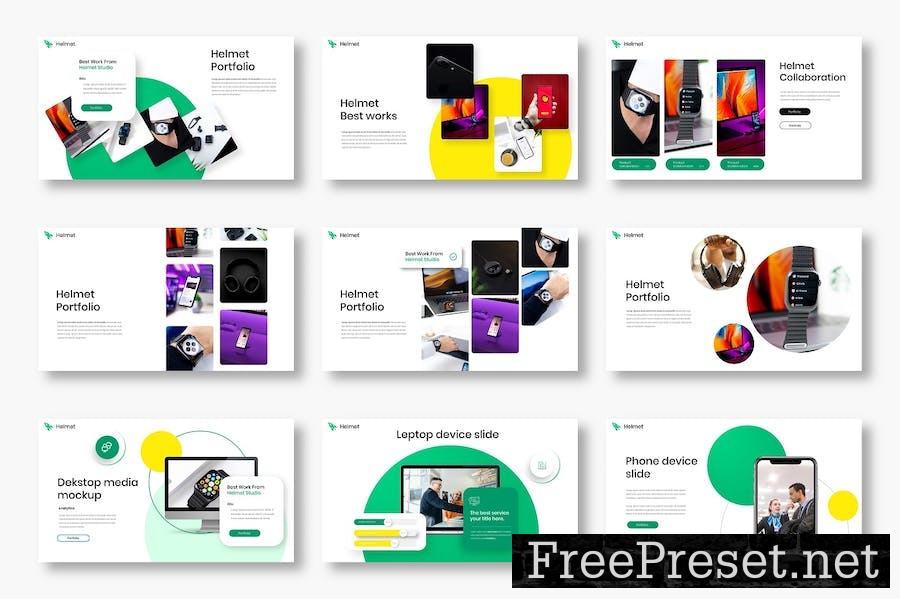 Helmet – Business Keynote Template HFYK7A6