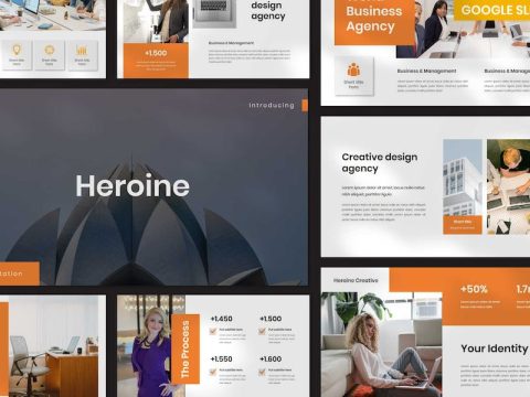 Heroine Business GoogleSlides 9NHQULA