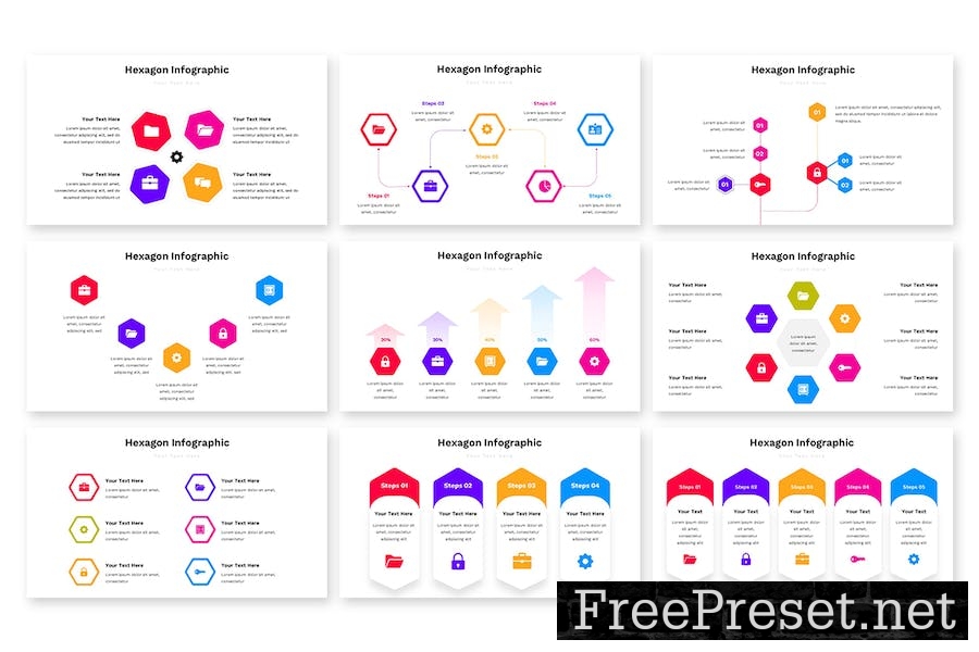 Hexagon Infographic - Google Slides Template