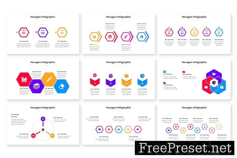 Hexagon Infographic - Google Slides Template