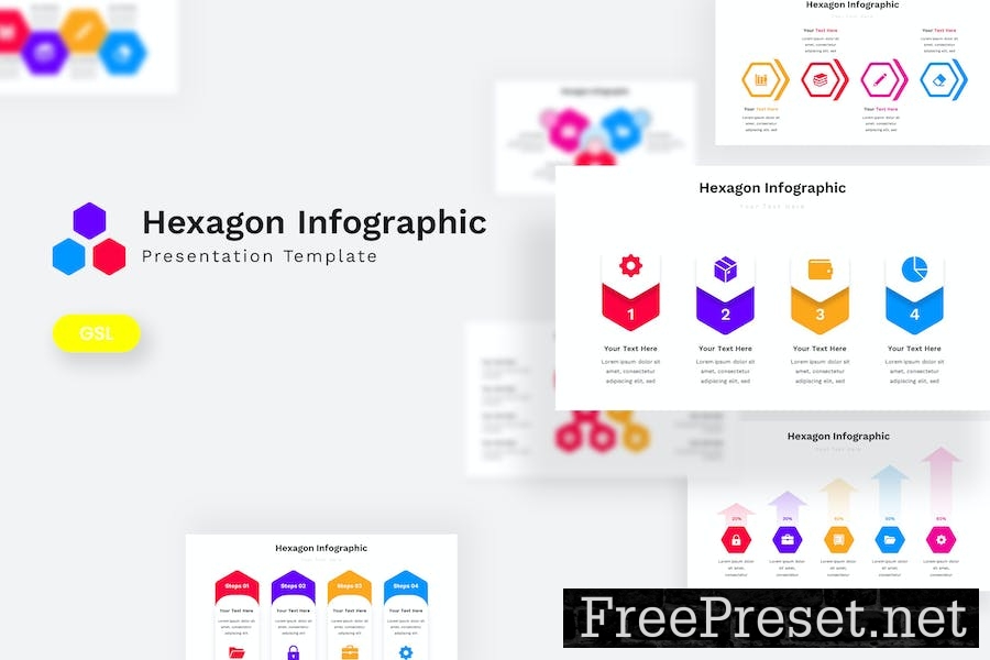 Hexagon Infographic - Google Slides Template