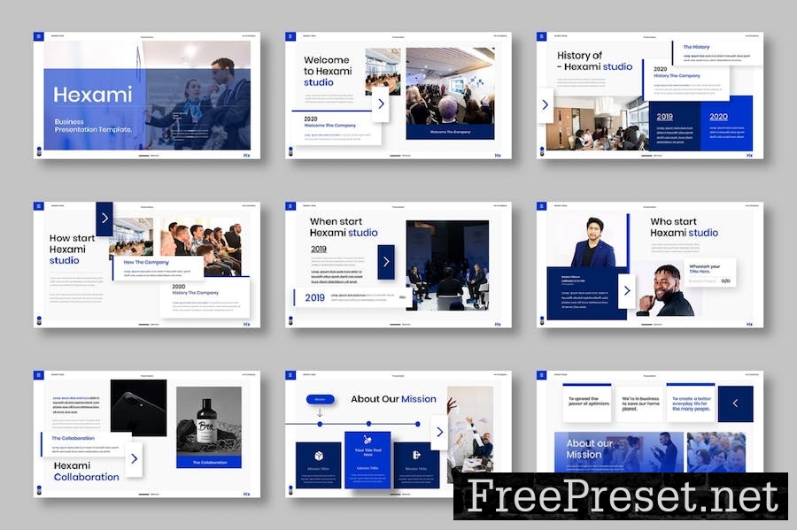 Hexami – Business Keynote Template