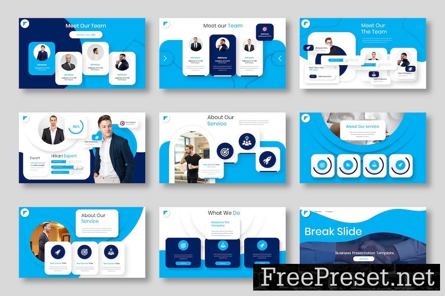 Hikaris – Business Keynote Template ZZ6RFHT