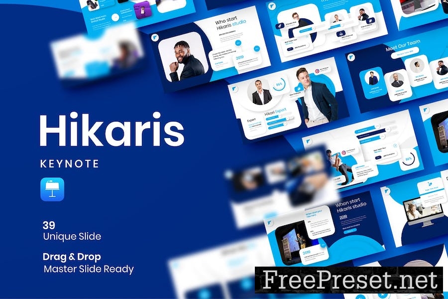 Hikaris – Business Keynote Template ZZ6RFHT