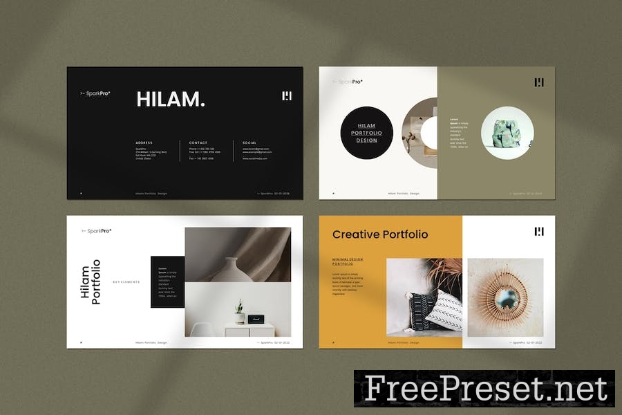 Hilam Portfolio Template 8MTNXEJ