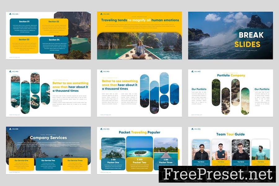 Hiling - Travel Agency Keynote Template 9BMXAEM