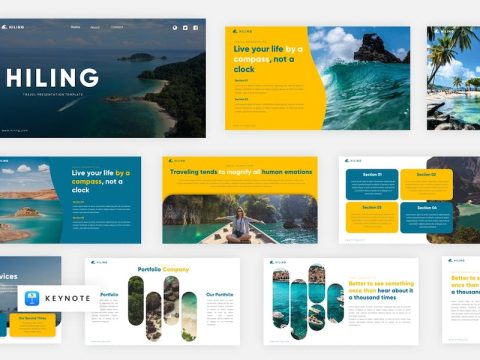 Hiling - Travel Agency Keynote Template 9BMXAEM