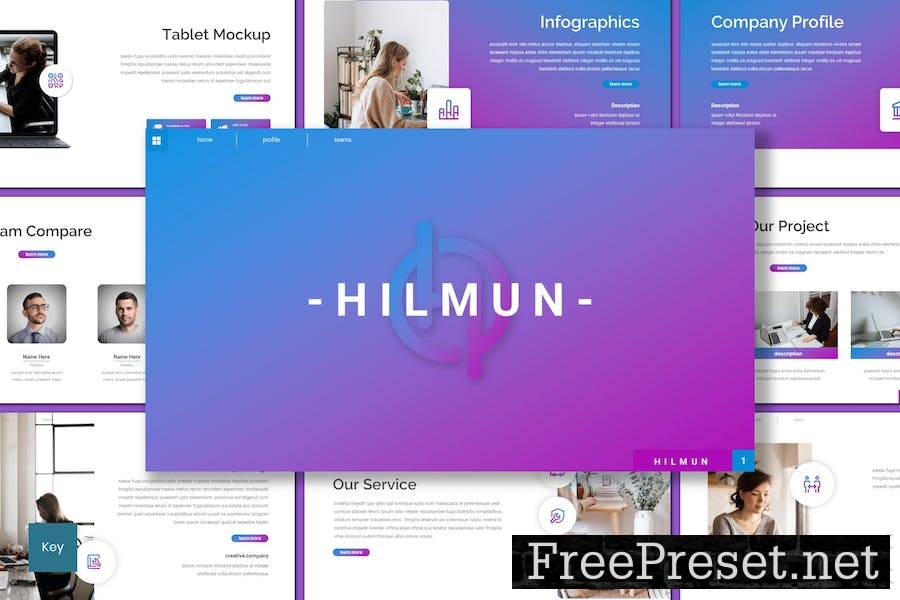 Hilmun - Business Keynote Template 68LBKNF