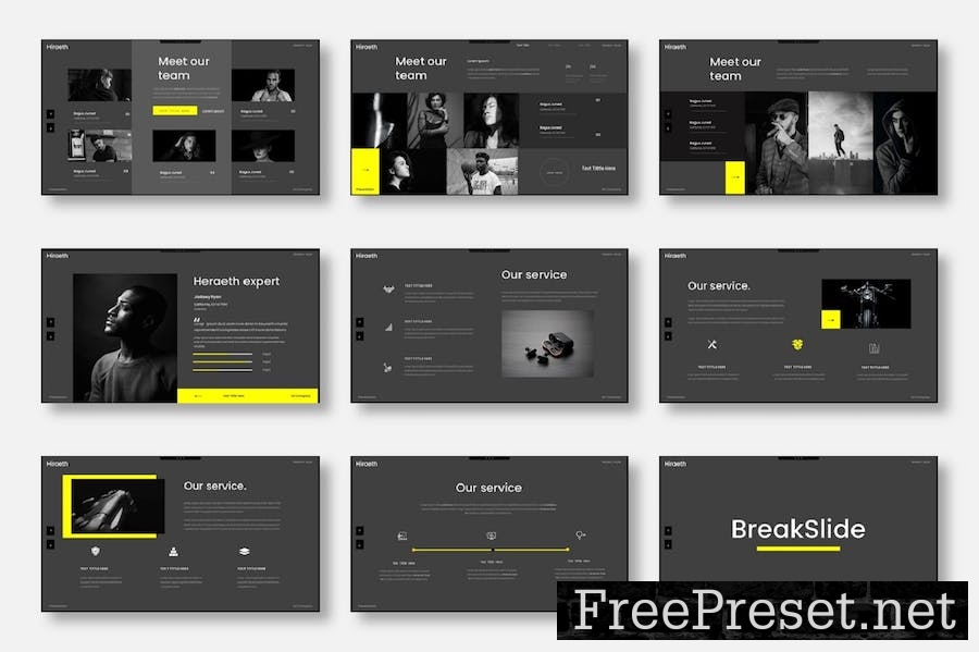 Hiraeth – Business PowerPoint Template 9KHSW97