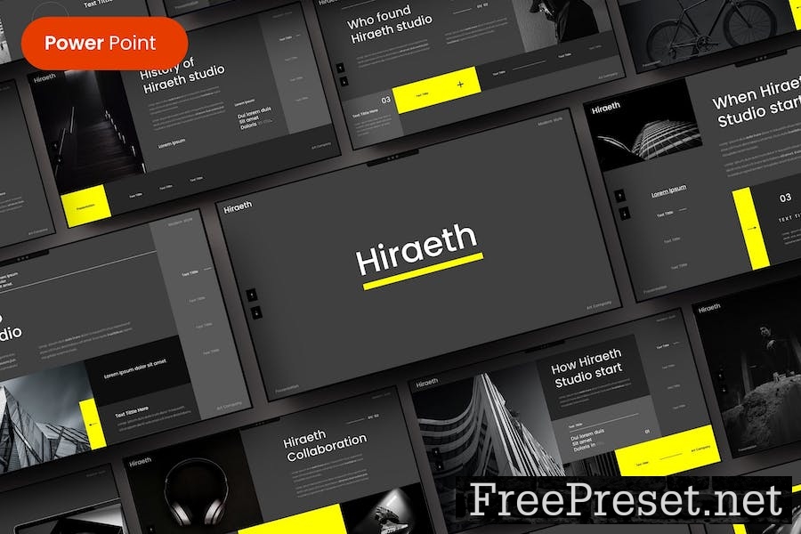 Hiraeth – Business PowerPoint Template 9KHSW97