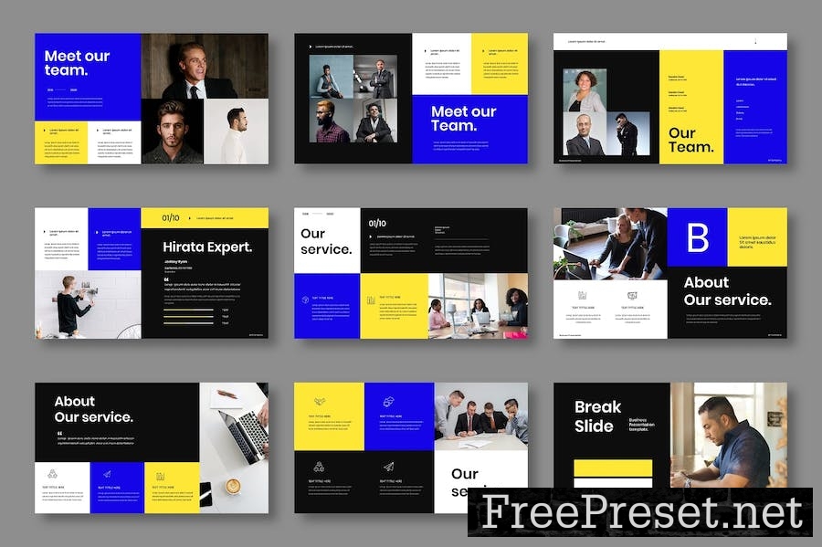 Hirata – Business Keynote Template BRE4LUQ