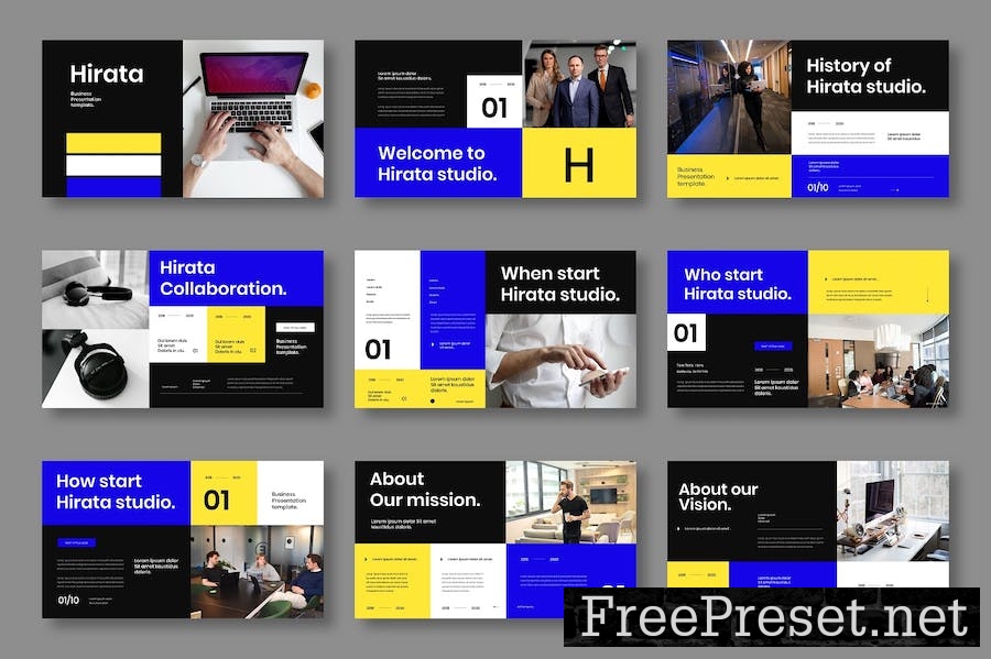 Hirata – Business Keynote Template BRE4LUQ