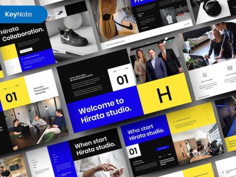 Hirata – Business Keynote Template BRE4LUQ