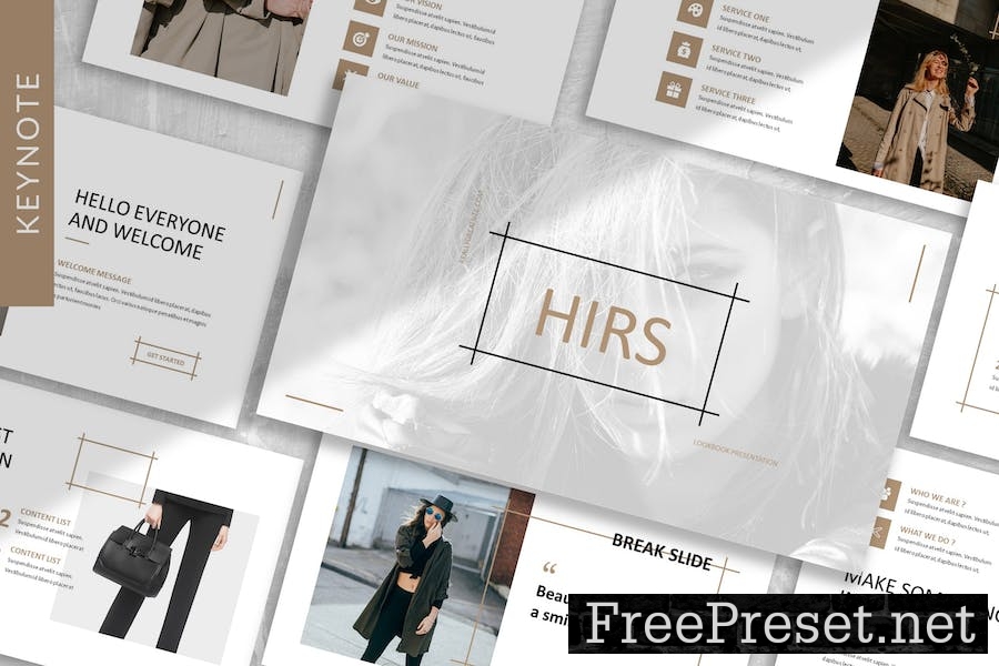 Hirs - Business Keynote Template HW29RAY