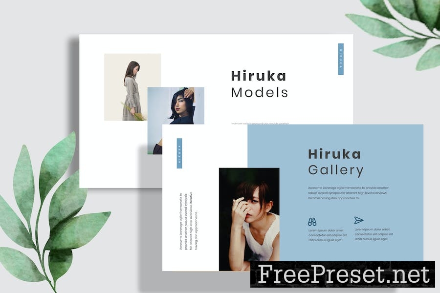 Hiruka Powerpoint Template P3PZPGK