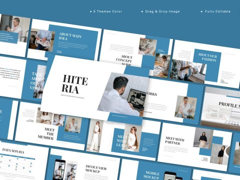 Hiteria - Creative Lookbook Google Slides Template 2LT9KH6