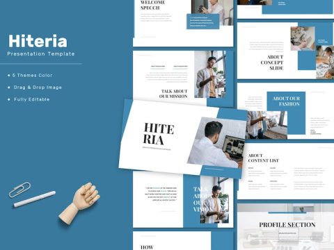 Hiteria - Creative Lookbook Keynote Template X2LRNDT