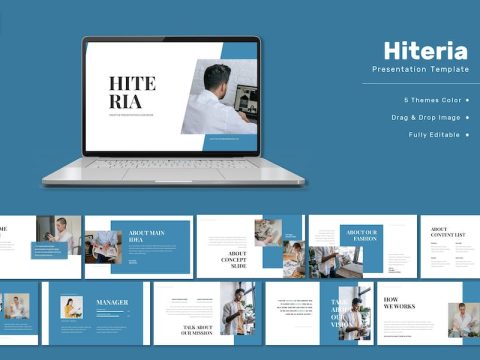 Hiteria - Creative Lookbook Powerpoint Template VMNLUTV