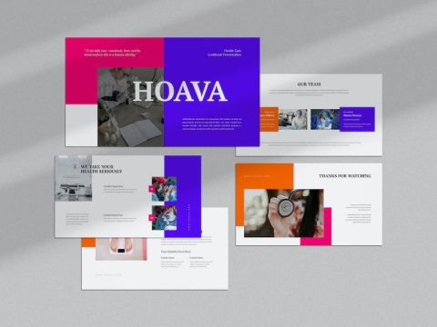 Hoava : Healthcare Lookbook Google Slides 26U4G8K