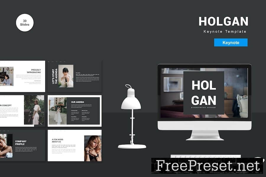 Holgan - Keynote Template SU6PR3P