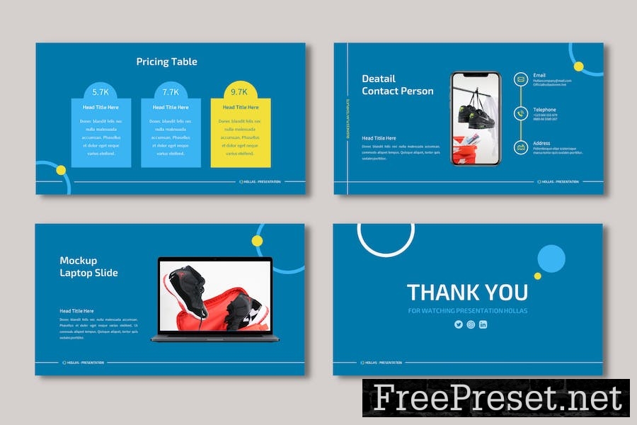 Hollas Keynote Business Plan Presentation Template M33K6P6