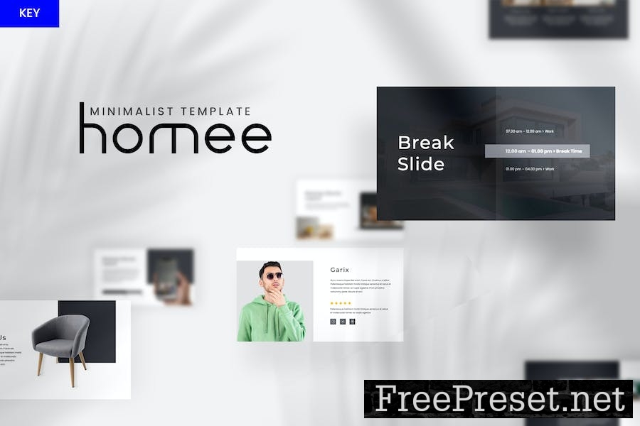 Homee - Minimalist Keynote Template TEAFB2Y