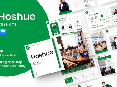 Hoshue – Business Keynote Template 8QYRJYB