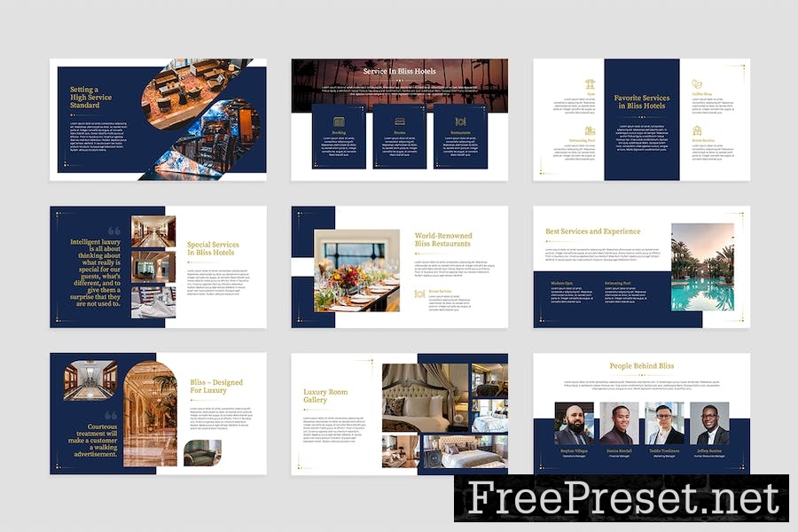 Hotel and Accommodation Keynote Template BFNWXYQ