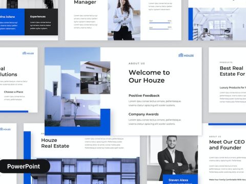 Houze - Real Estate Powerpoint VYSTLUU