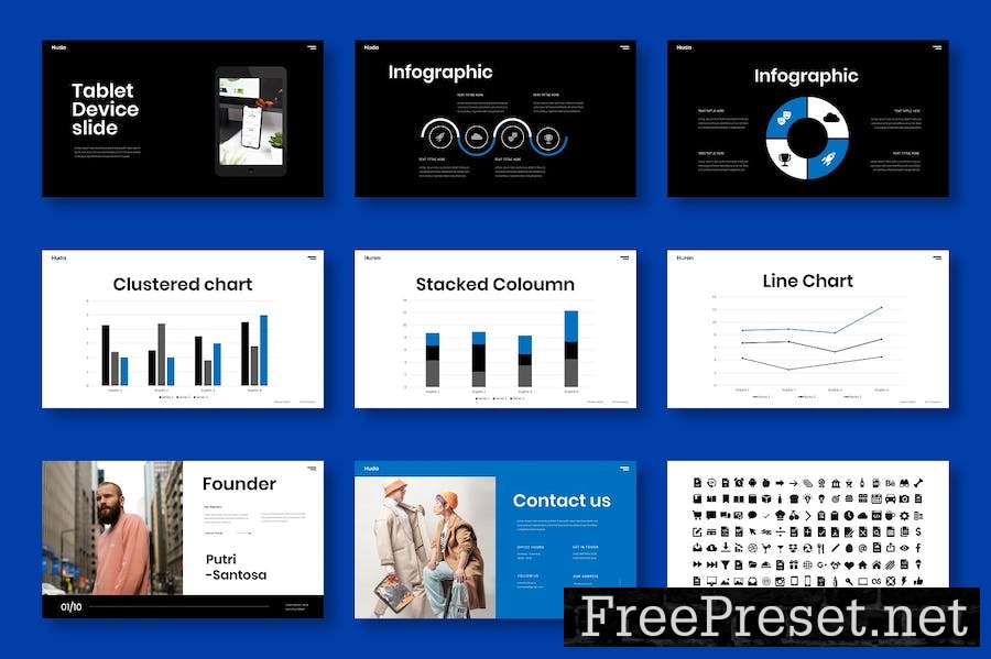 Huda – Business Keynote Template 3KNSSK5