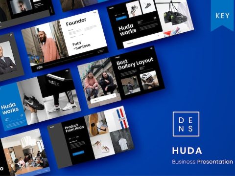 Huda – Business Keynote Template 3KNSSK5