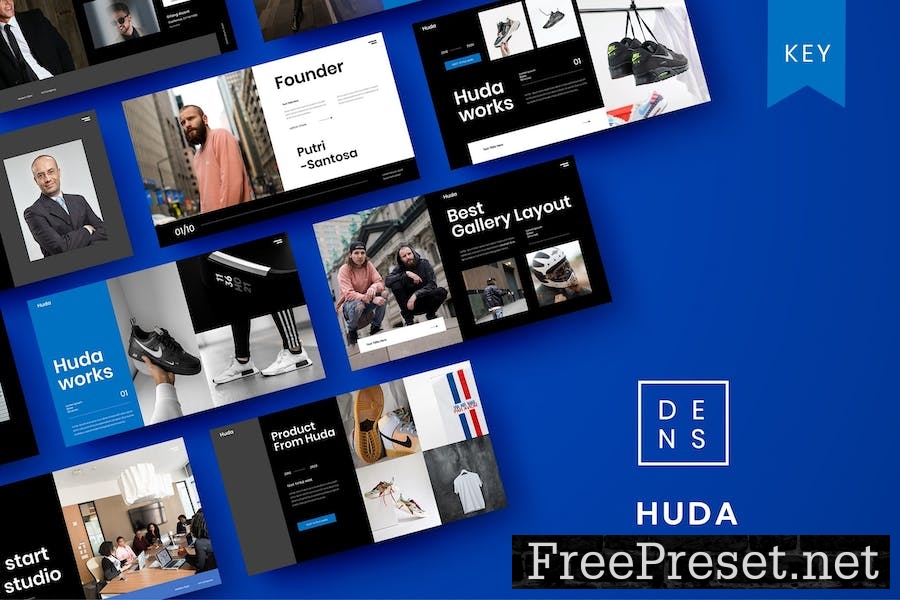 Huda – Business Keynote Template 3KNSSK5