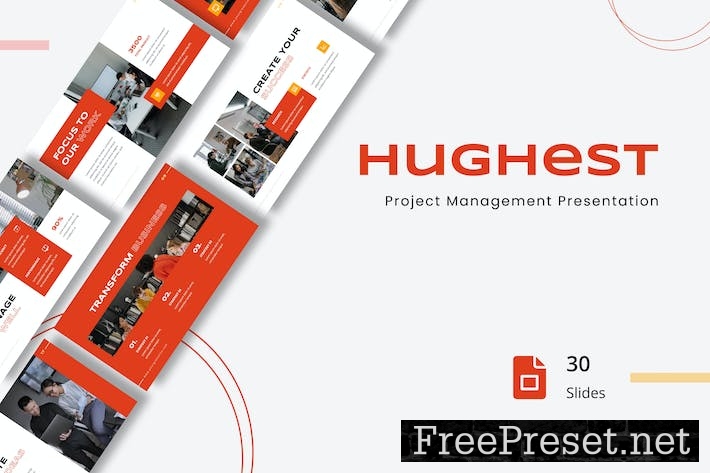 Hughest - Project Management Google Slide