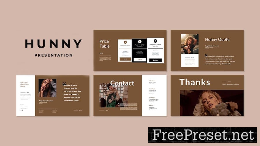 Hunny - Business Presentation Keynote Template 2LQ69UX