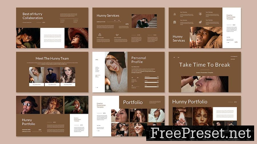 Hunny - Business Presentation Keynote Template 2LQ69UX